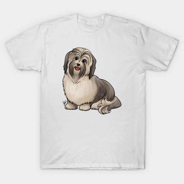 Dog - Havanese - Sable T-Shirt by Jen's Dogs Custom Gifts and Designs